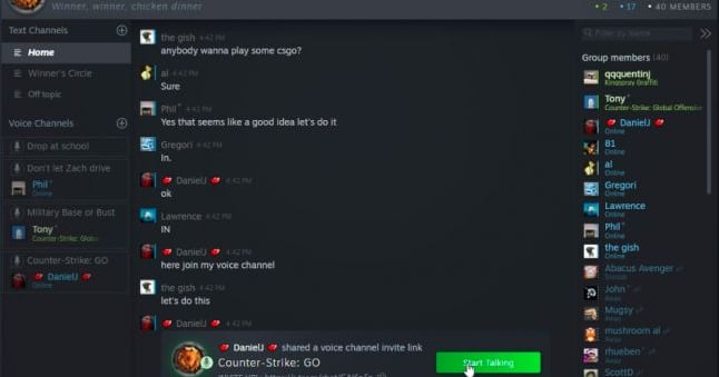 Valve unveils new, Discord-like chat features for Steam